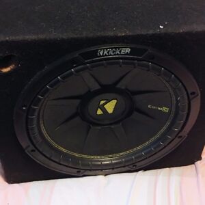 Kickers Black Car Subwoofer